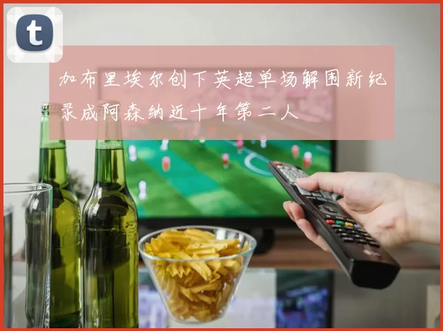 加布里埃尔创下英超单场解围新纪录成阿森纳近十年第二人